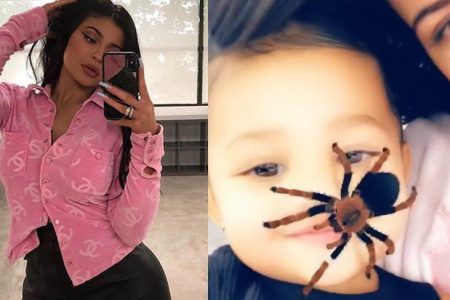 Kylie Jenner Örümcek Gezdirdi