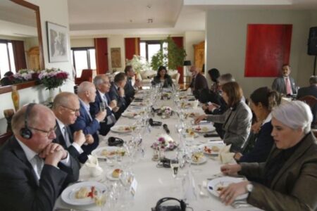 HDP’li Pervin Buldan, AB üyesi ülkelerin büyükelçileriyle yemekte bir araya geldi