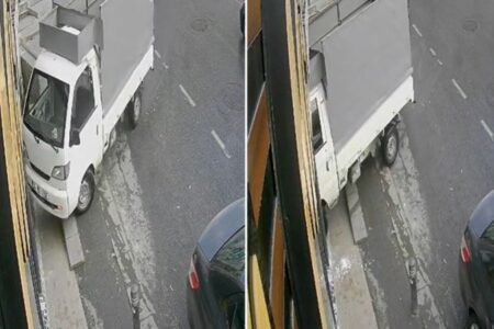 İstanbul’da şoför el frenini çekmedi, kamyonet yokuş aşağı fırına daldı