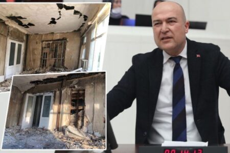 CHP’li Bakan Harabeye dönen 130 yıllık İzmir Vali Konağı Meclis gündeminde