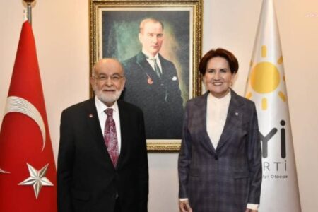 Karamollaoğlu, Akşener’i ziyaret etti